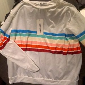 Ecowish rainbow long sleeve